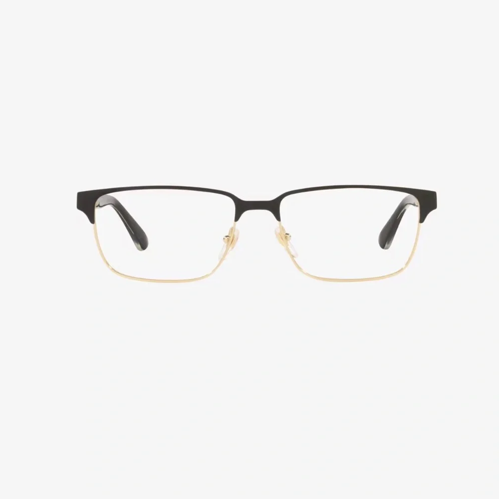 Gucci GG0383O Black/Gold/Green/Red Rectangle Eyeglasses Frames 58-17-145 Men’s